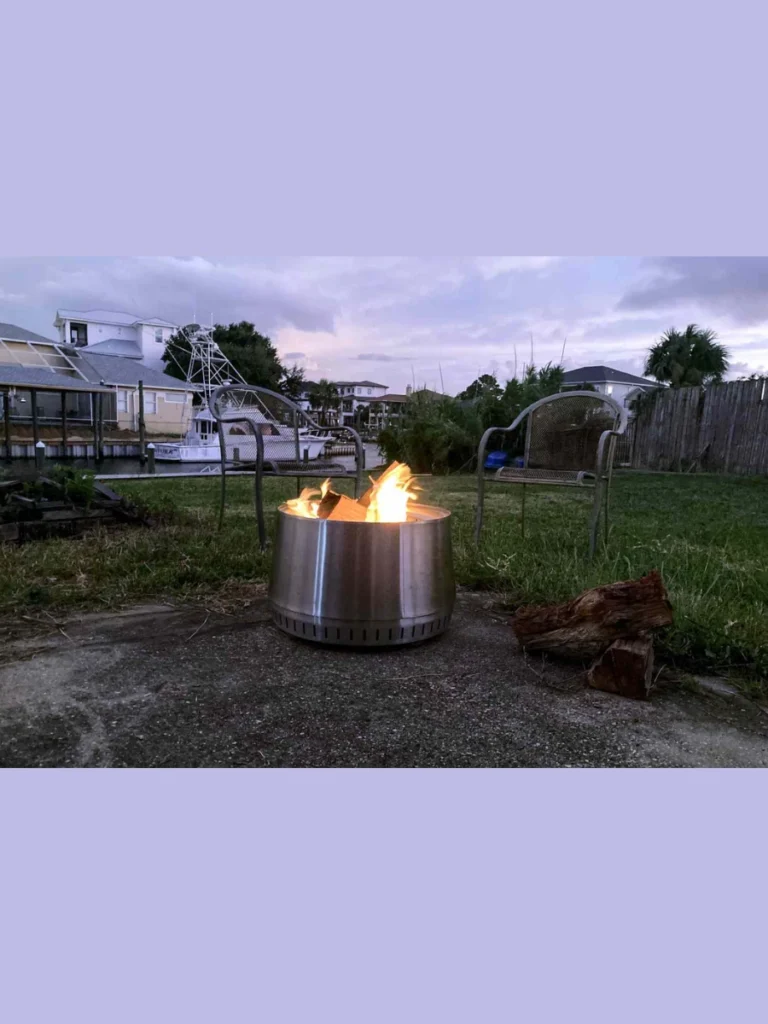 Portable fire pits for chilly evenings