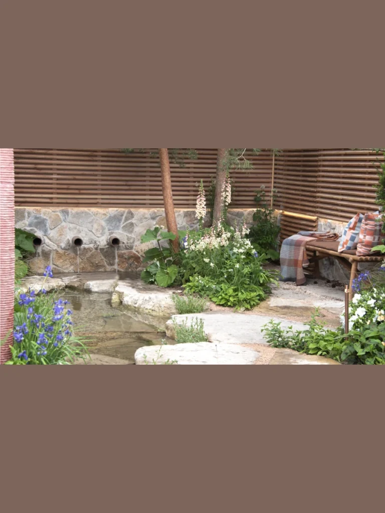Vertical Garden Walls with Cedar Slats