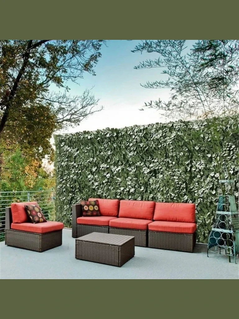 Privacy Screens with Artificial Ivy