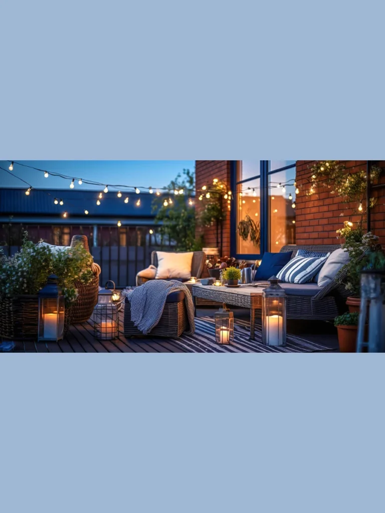 Top Tier Solar Powered Bistro Lighting