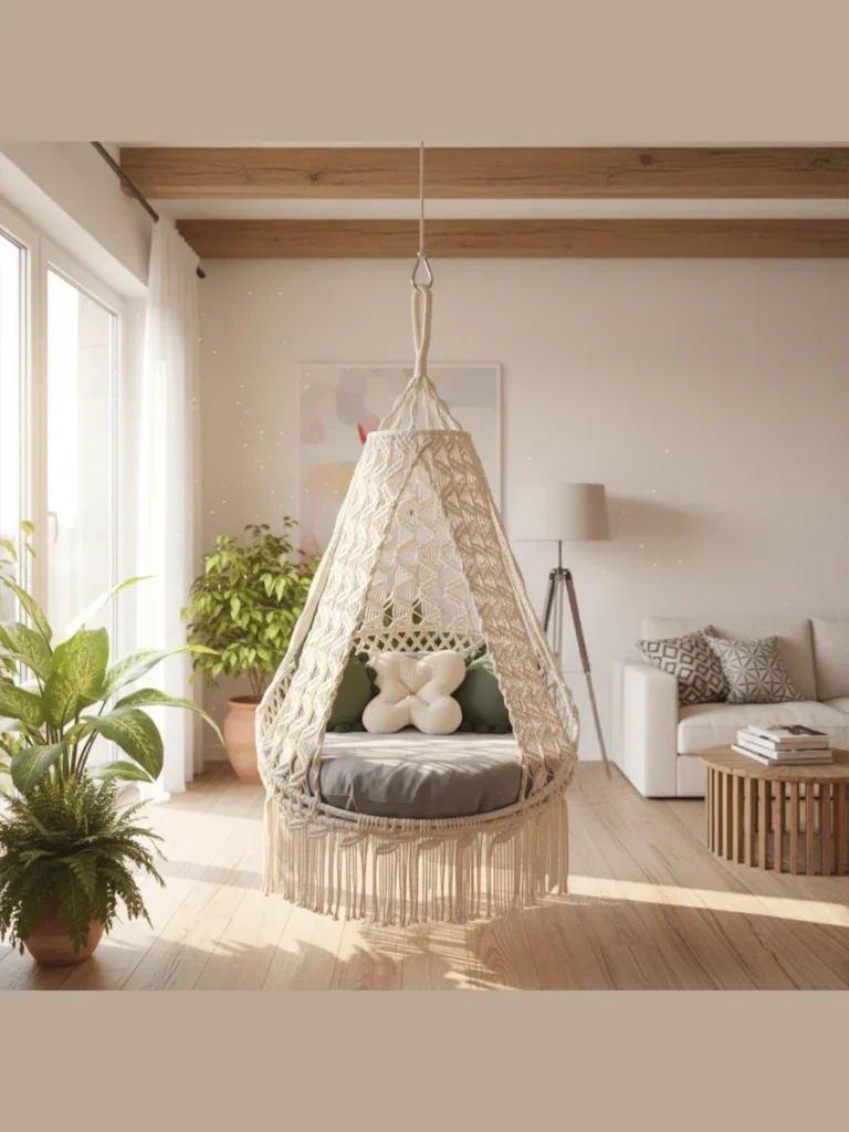 Clever Hanging Macrame Chair Nooks