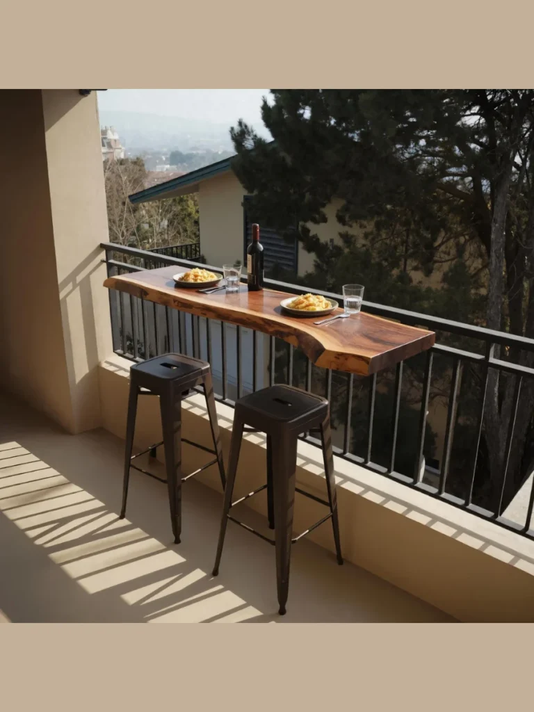 Install a Railing Mounted Bar Table