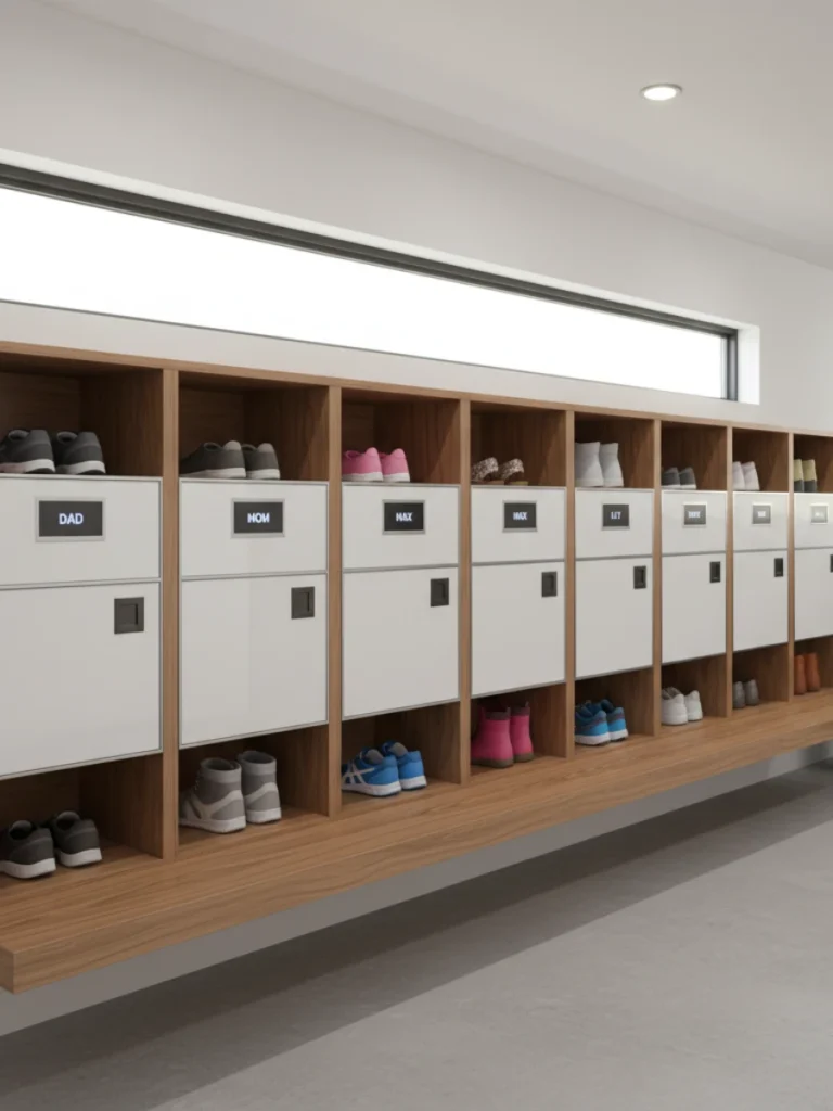Shoe Storage Lockers for Family Organization