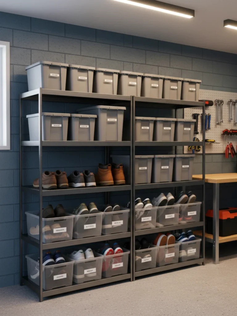 Under Shelf Shoe Storage for Hidden Organization