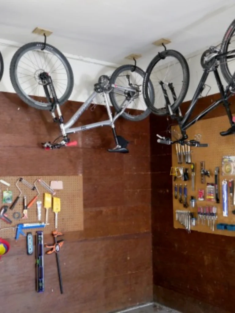 Hang Bikes from the Ceiling with Heavy Hooks