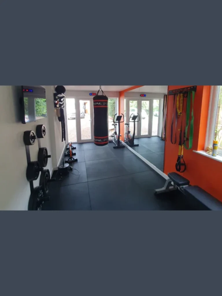 Dedicated Home Gym Areas with Rubber Flooring