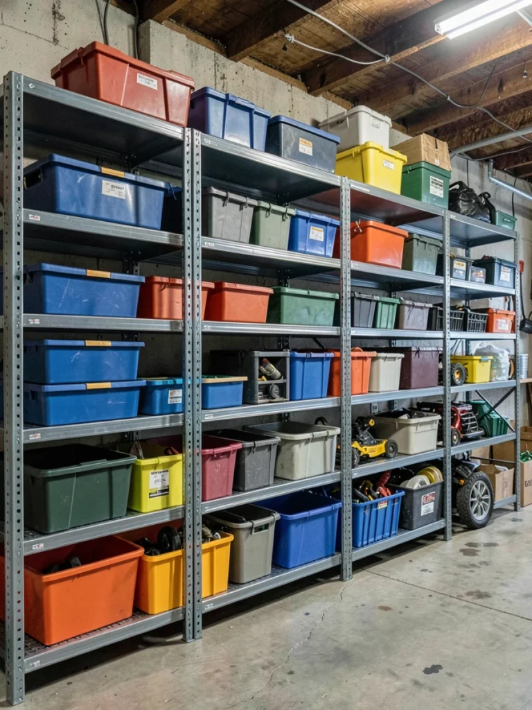 Heavy Duty Garage Shelving Units for Bulk Storage
