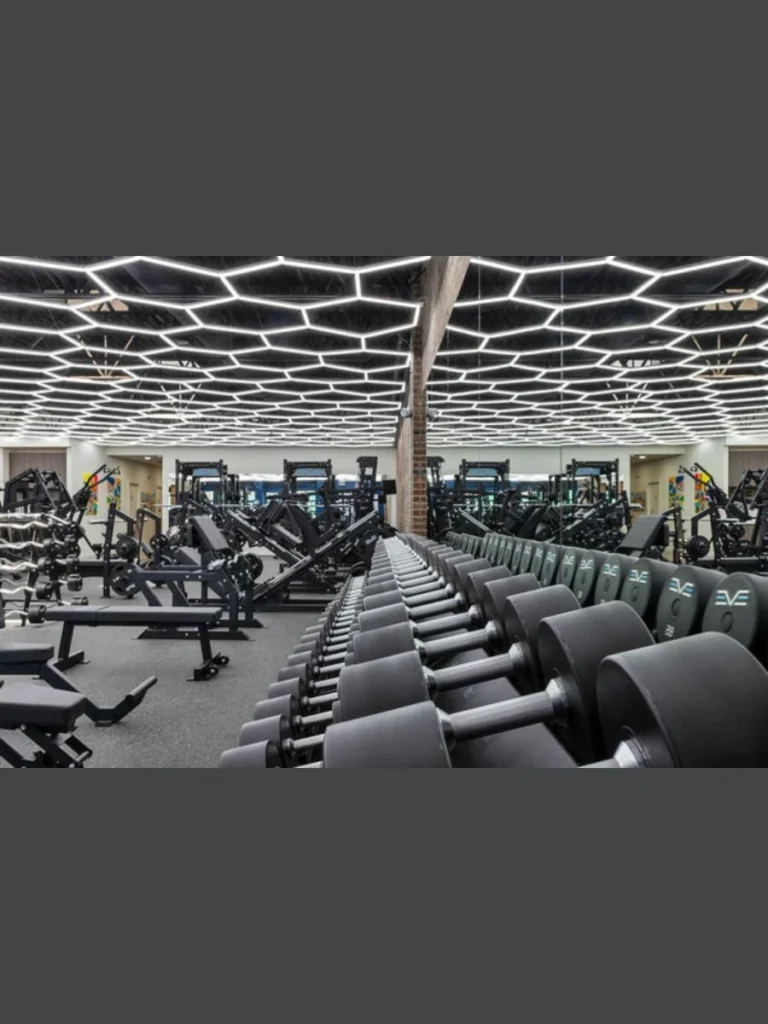 Zone Based Lighting with LED Hexagon Patterns