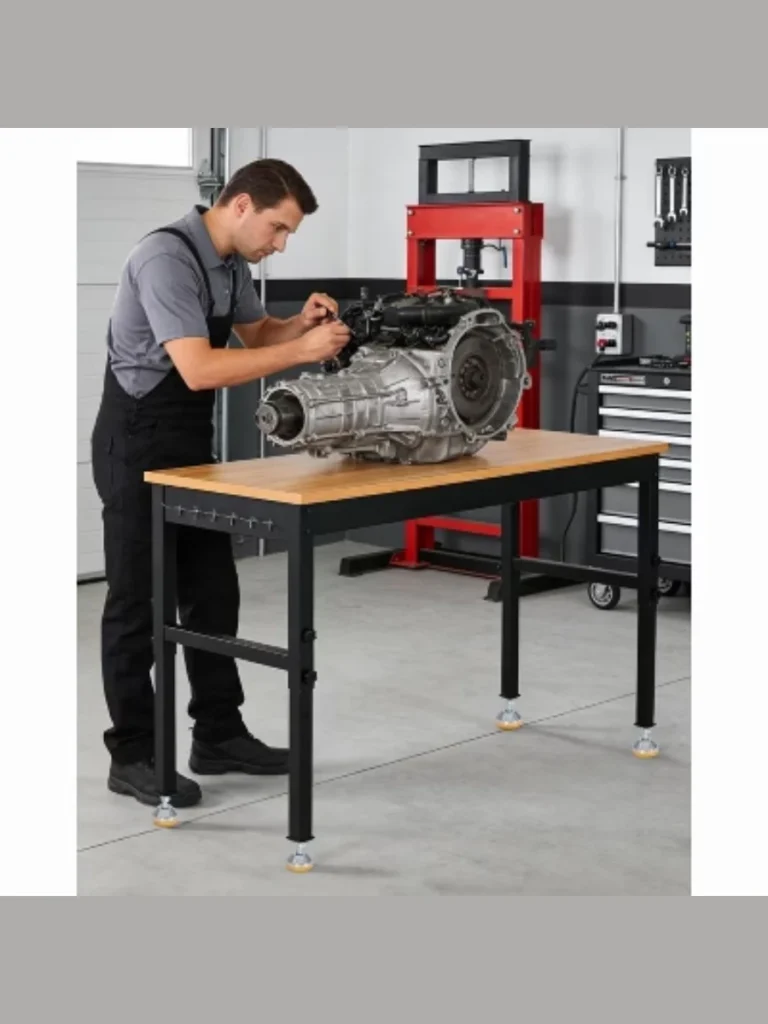 Rolling Folding Tables with Drawer Storage