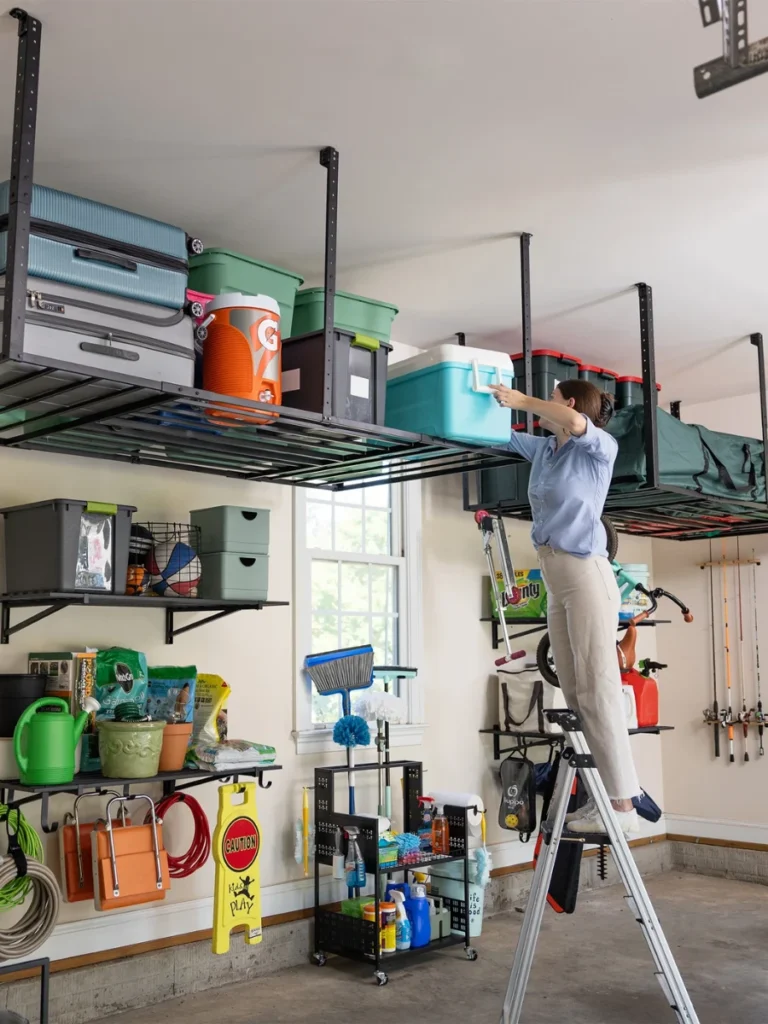 Adjustable Height Ceiling Racks