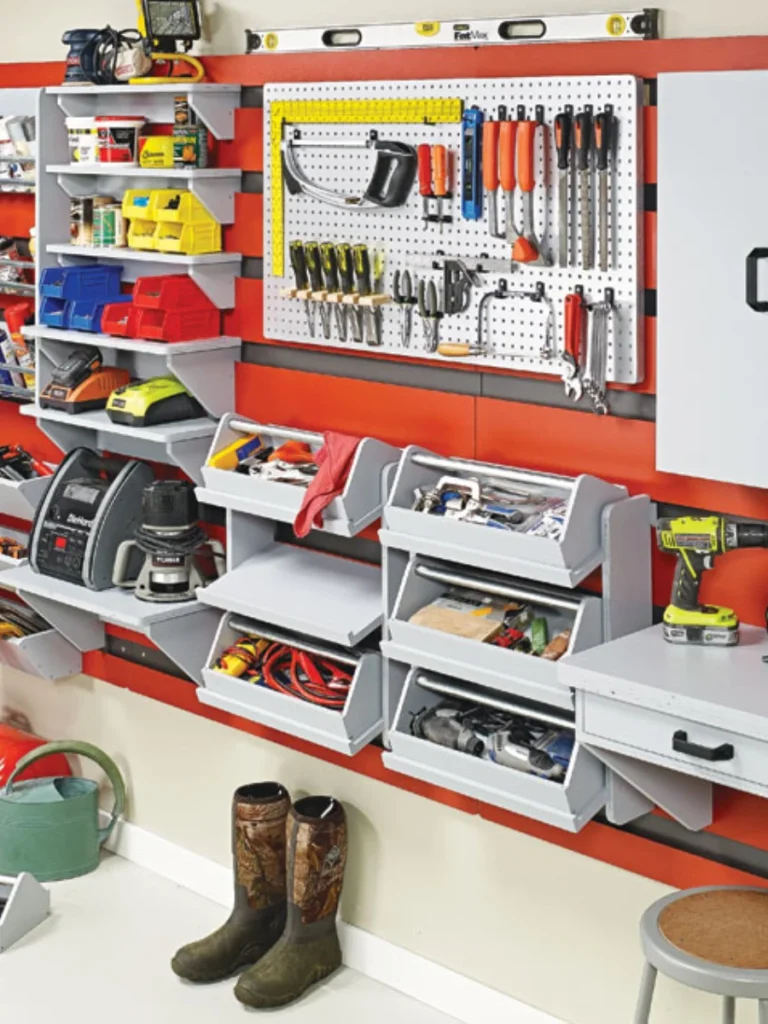 Slatwall Systems with Integrated Shelves