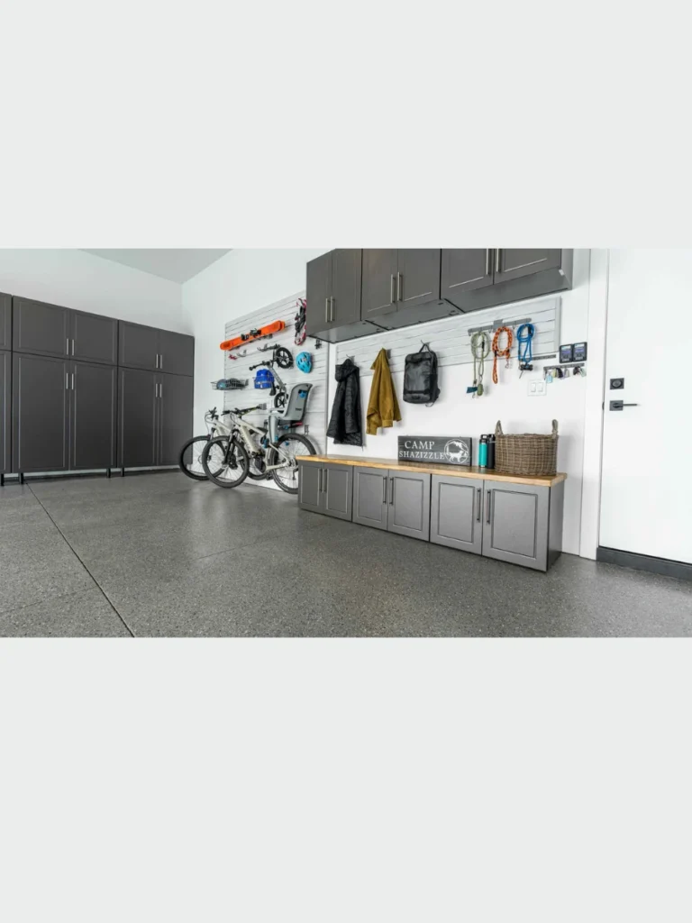 Custom cabinetry with sleek modern finishes