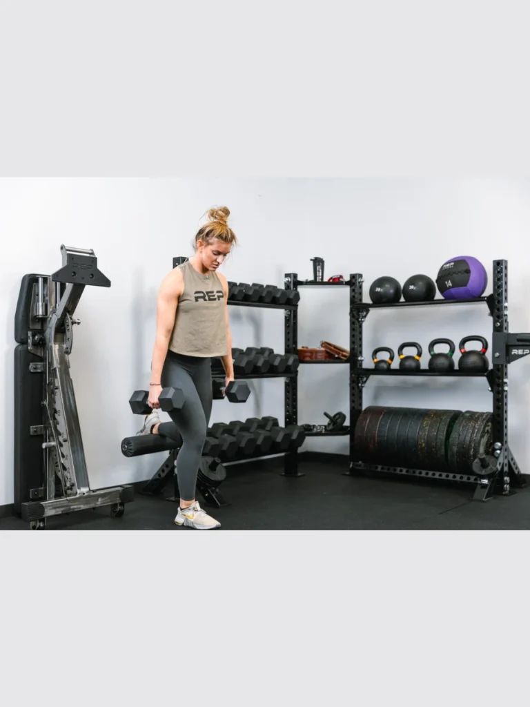 Corner Storage for Cardio Equipment