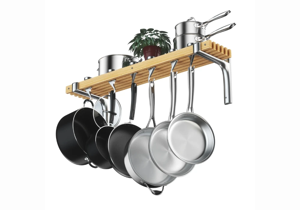 Wall-Mounted Pot Racks