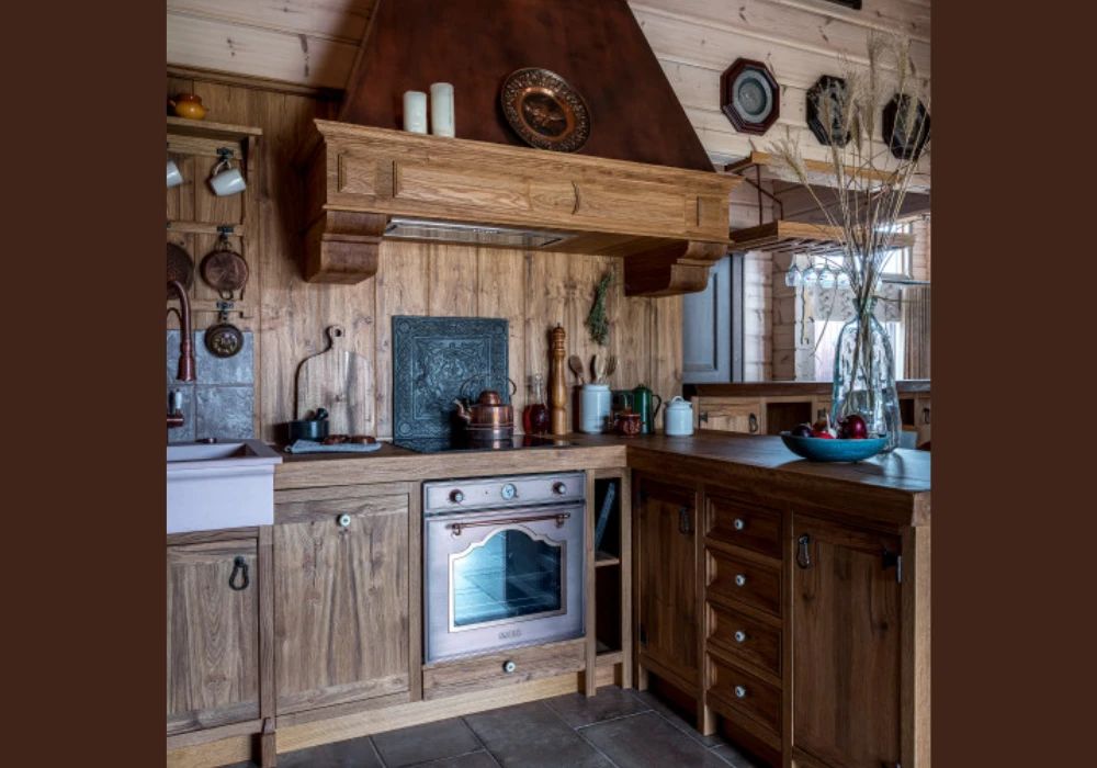 Wood Look Backsplash for Warmth