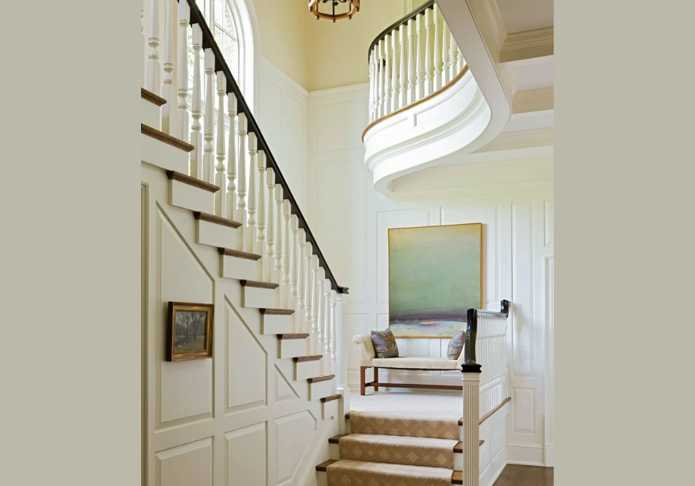 Wooden Railing with Classic Spindles
