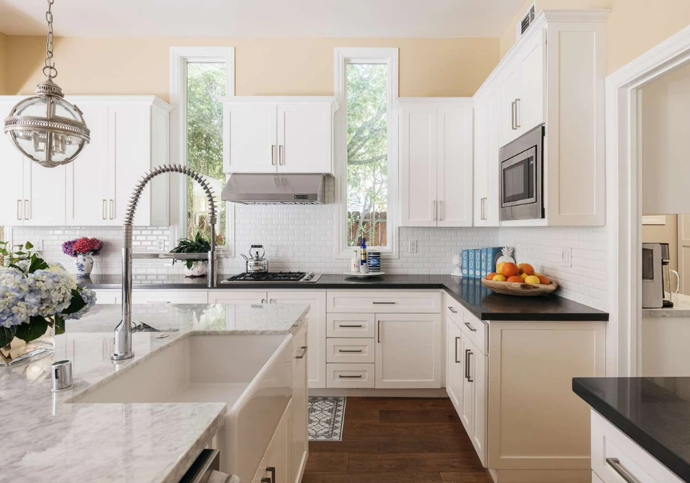 neutral color scheme kitchen interior design idea