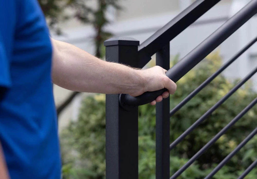 secure the railings with proper fasteners