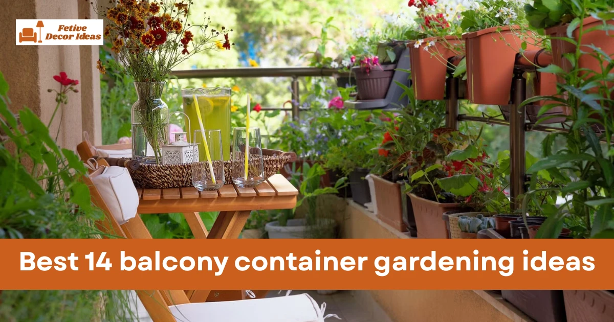 balcony container gardening ideas