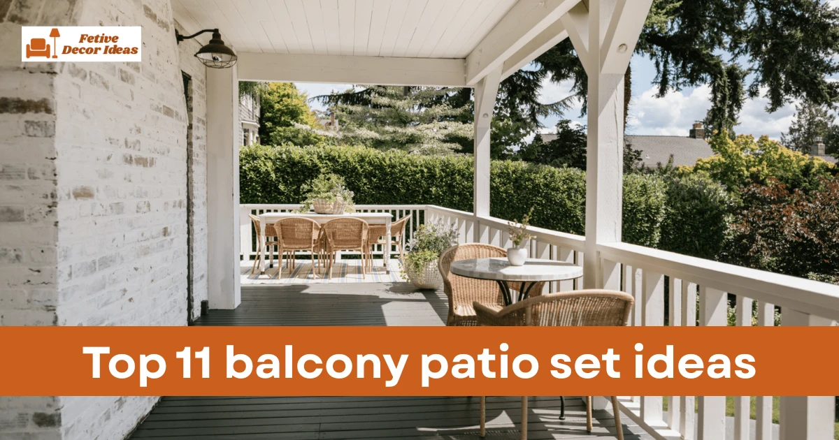 balcony patio set ideas