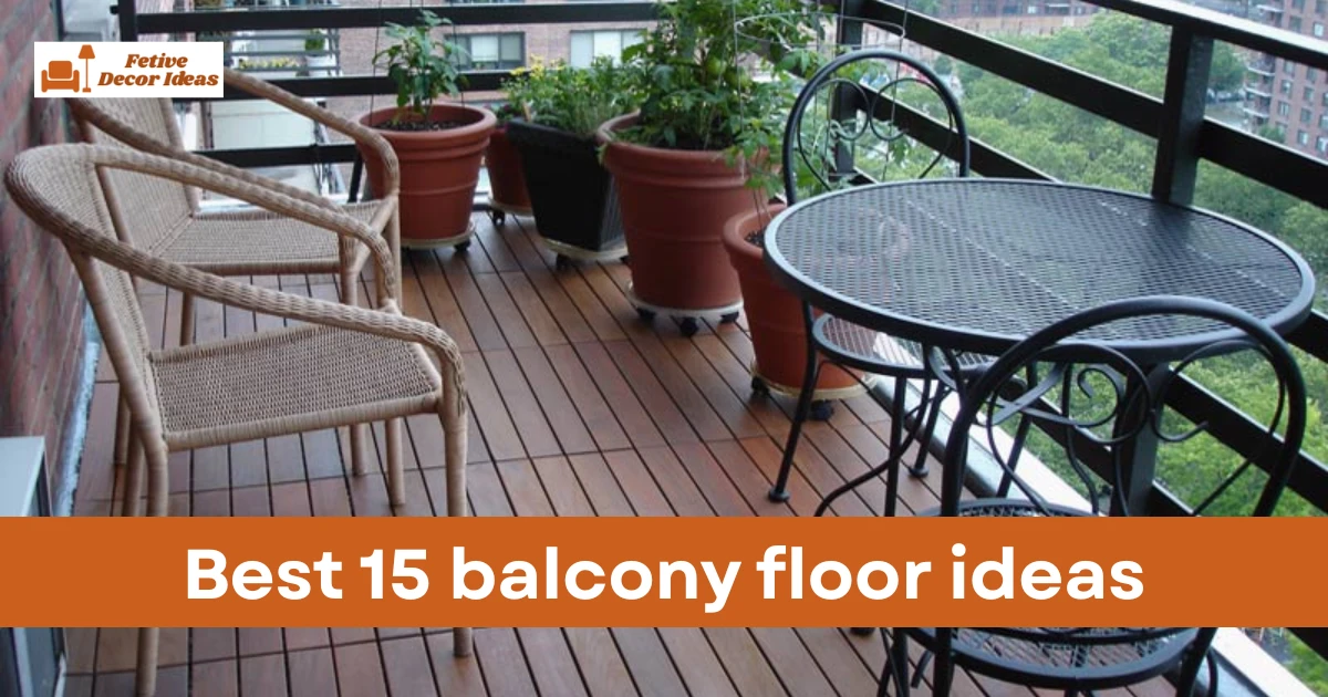 balcony floor ideas