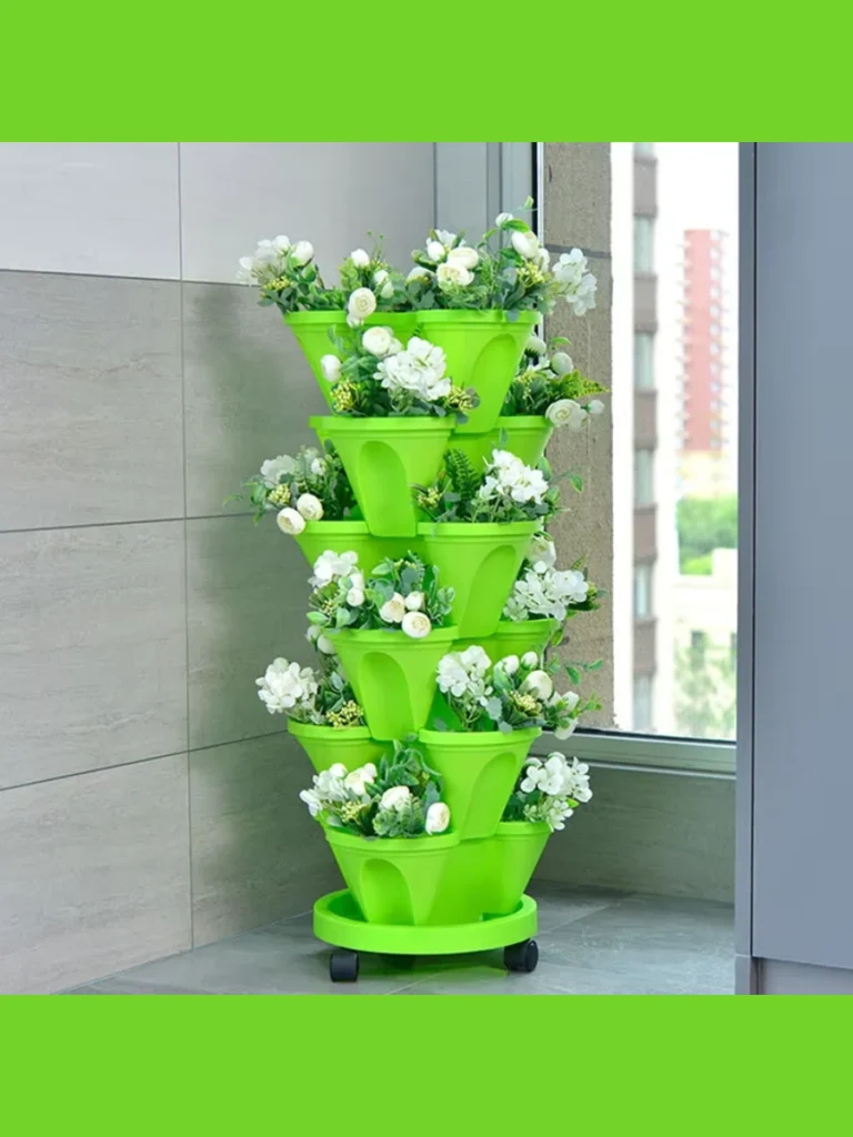 Stackable Vertical Planter Towers