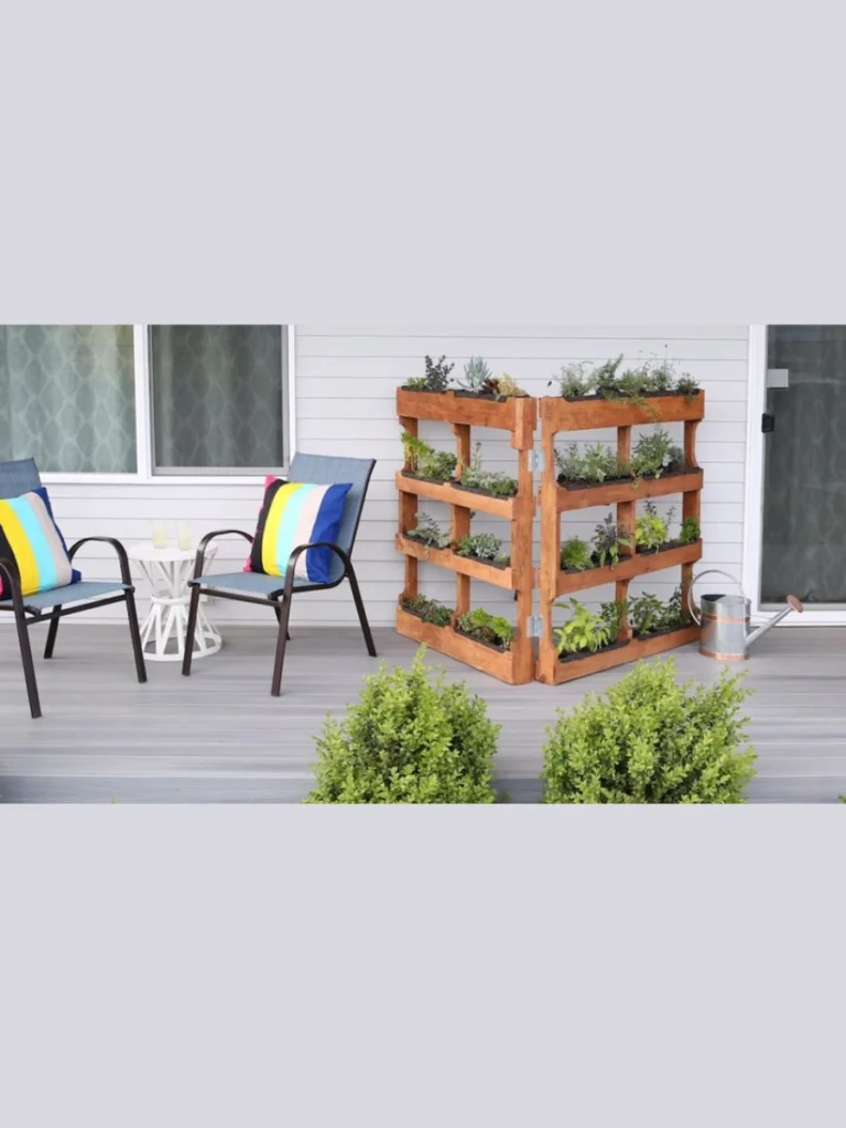 Vertical Wooden Pallet Planters