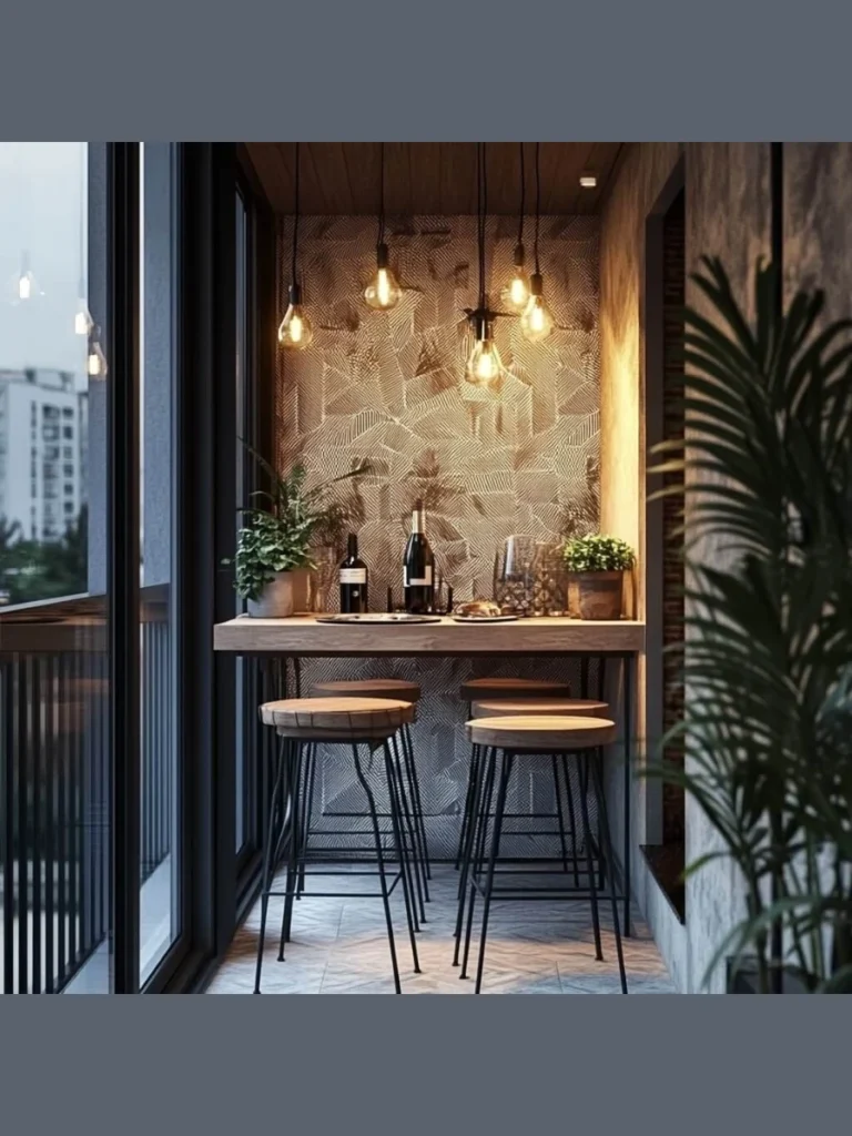Multi use Bar Stools for Narrow Railings