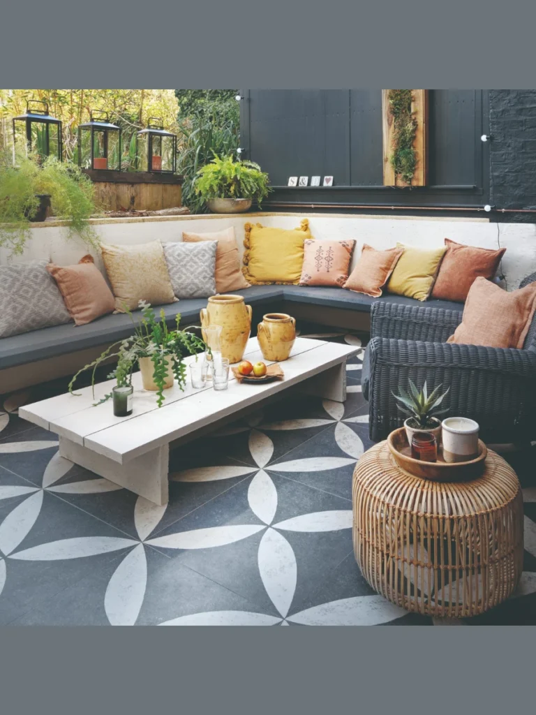 Built in Perimeter Seating for Permanent Style
