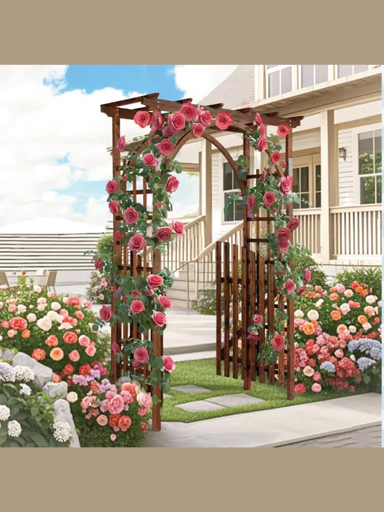Professional Trellis with Climbing Vines