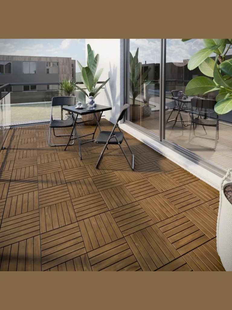 Flexible Bamboo Slat Flooring