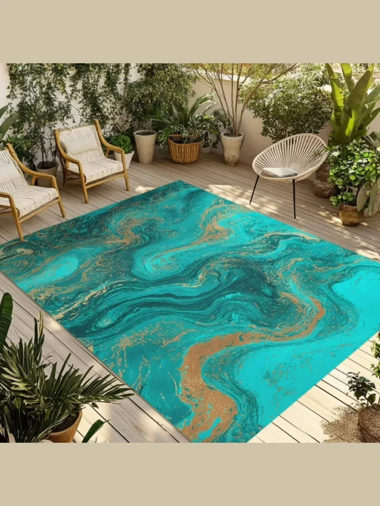 Patterned Outdoor Area Rugs