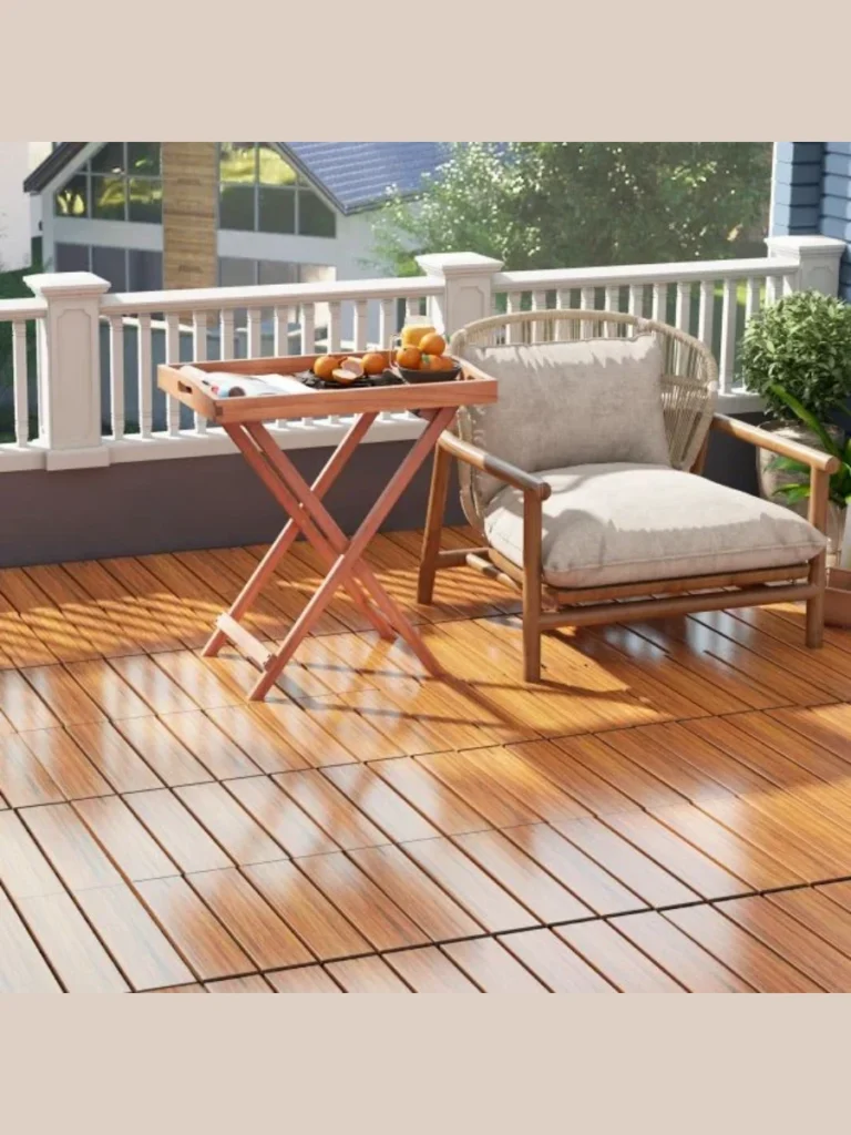 Interlocking Wood Deck Tiles