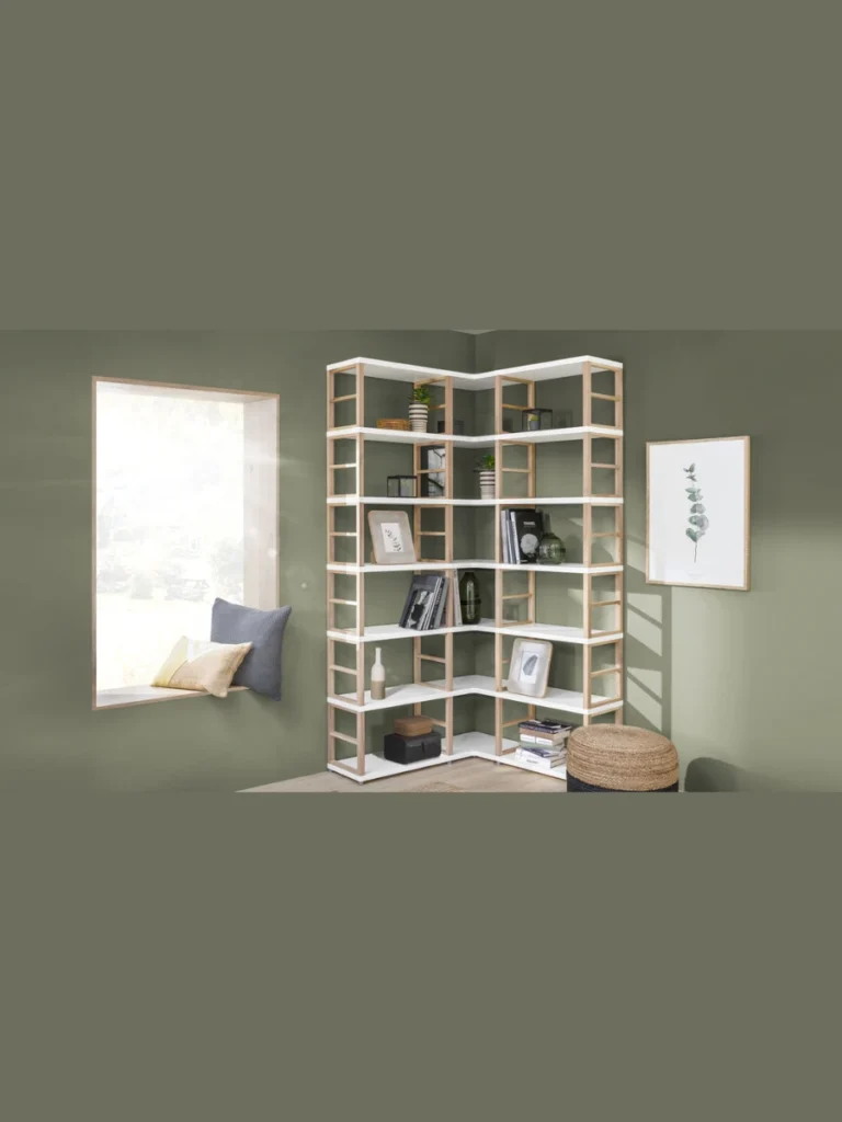 Corner Shelving Units to Utilize Dead Space