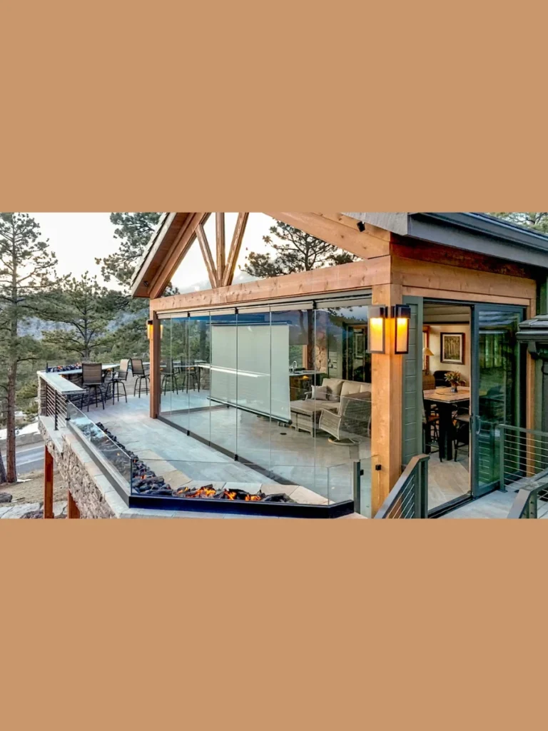 Frameless Glass Doors For Uninterrupted Sightlines