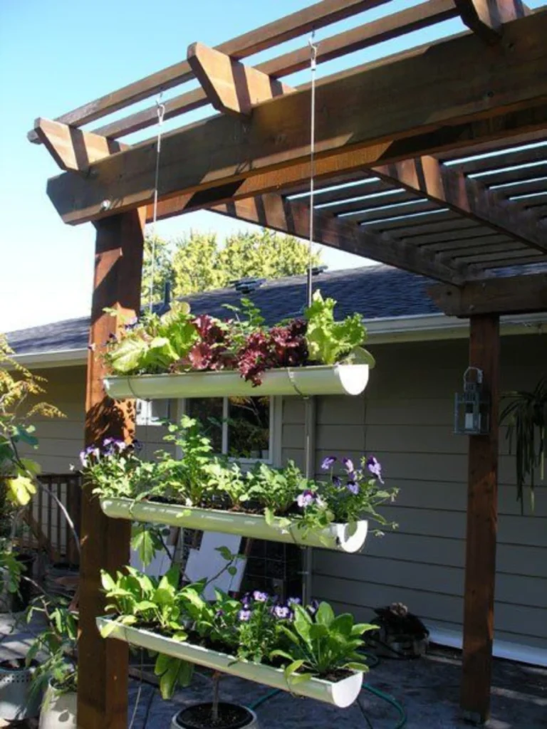 Hanging Gutter Gardens