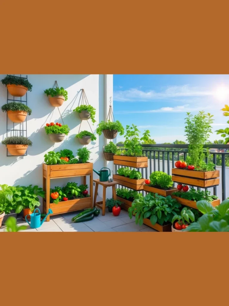 Vertical Herb Racks for Fresh Flavors