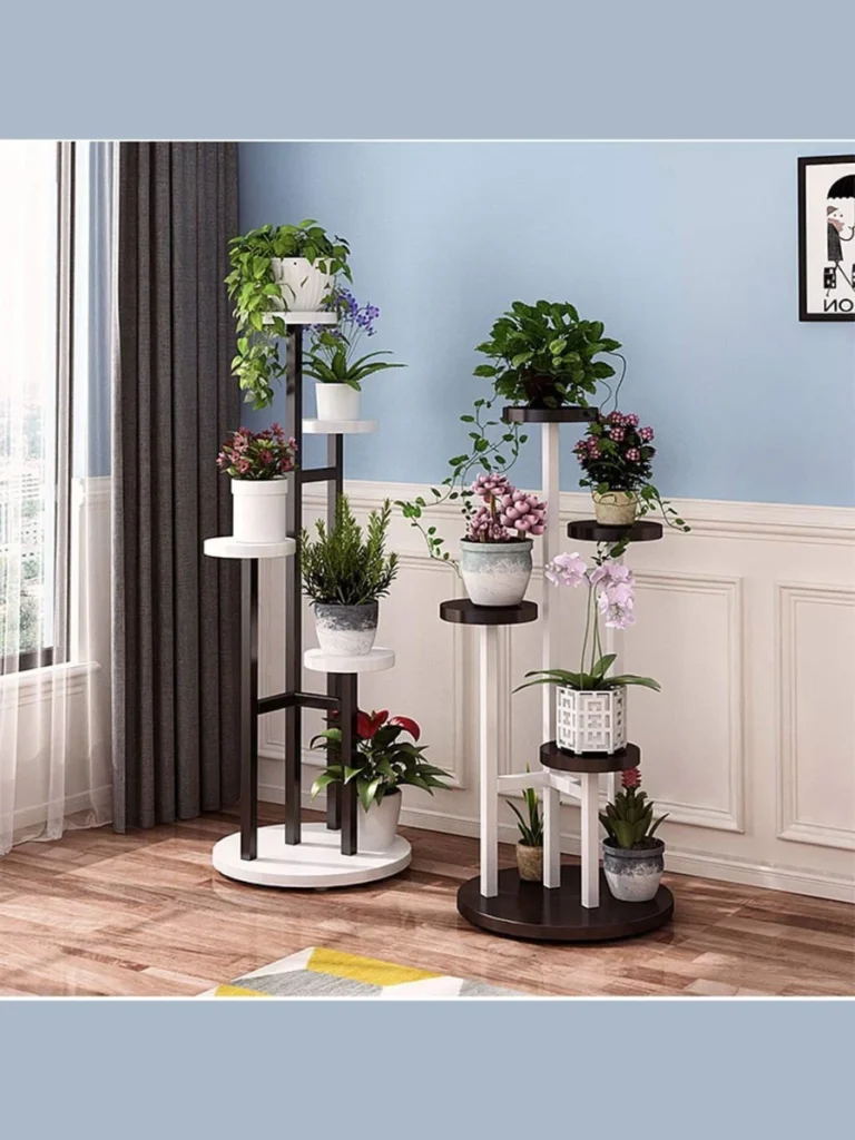Multi level circular pedestal stands
