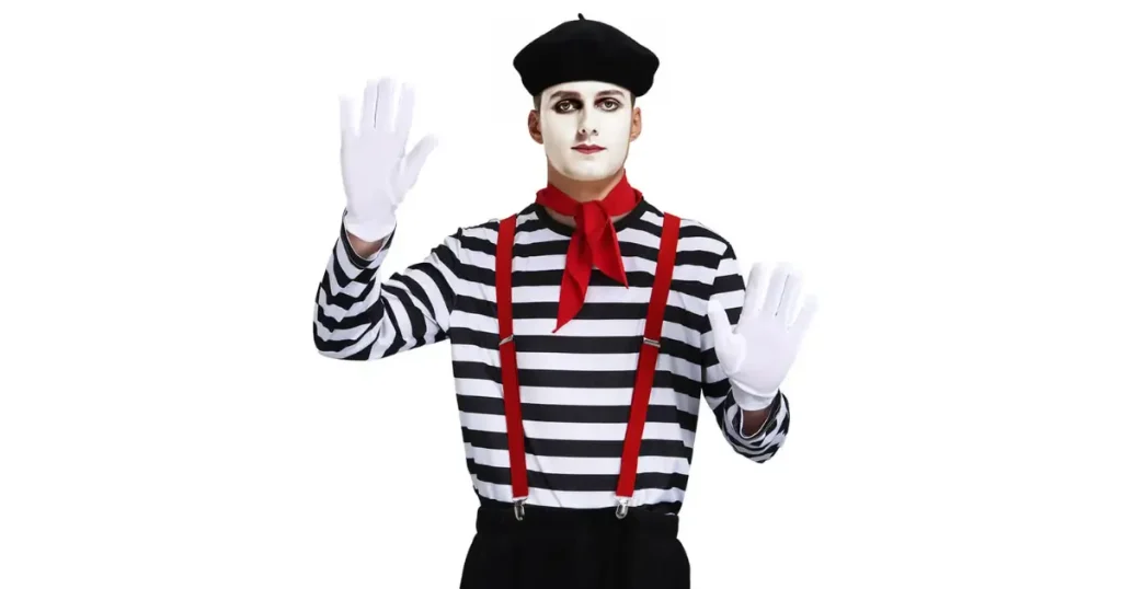 Silent French Mime Performer