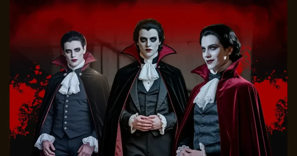 Top Vintage Velvet Vampire Outfit