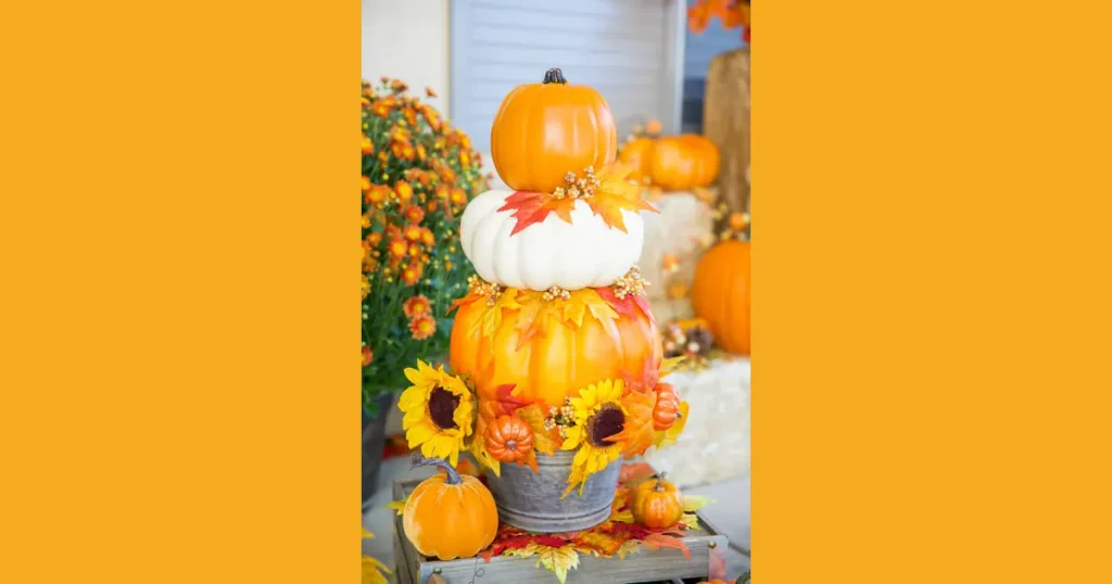 Best Stacked Heirloom Pumpkin Topiary