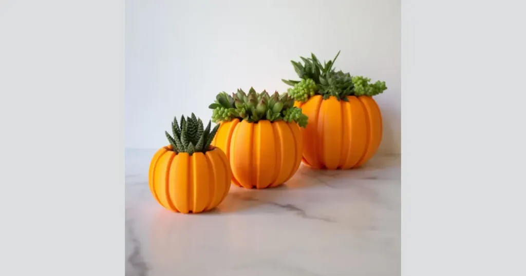 Best Living Succulent Harvest Pumpkin Planters