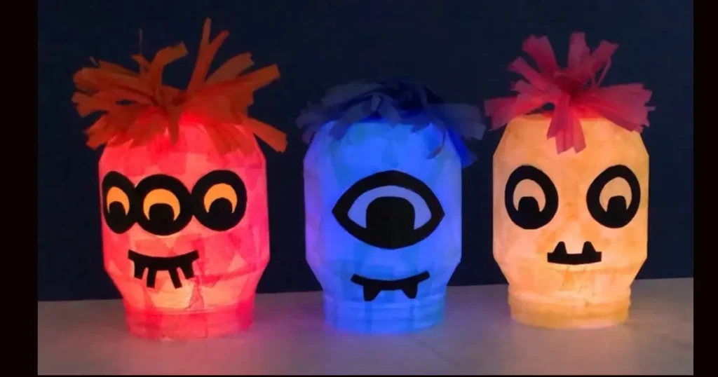 Top Paper Bag Monster Lanterns
