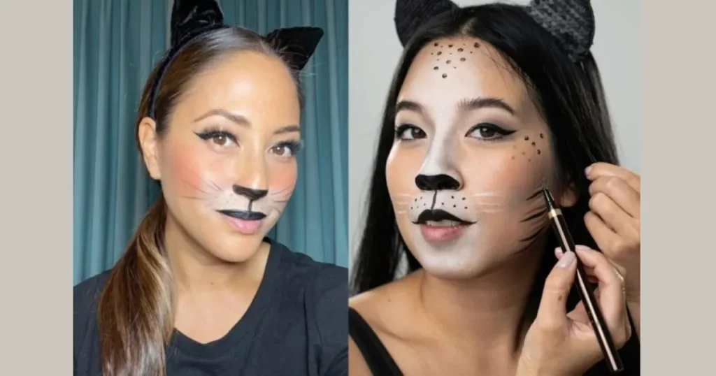 Affordable Feline Black Cat Makeup