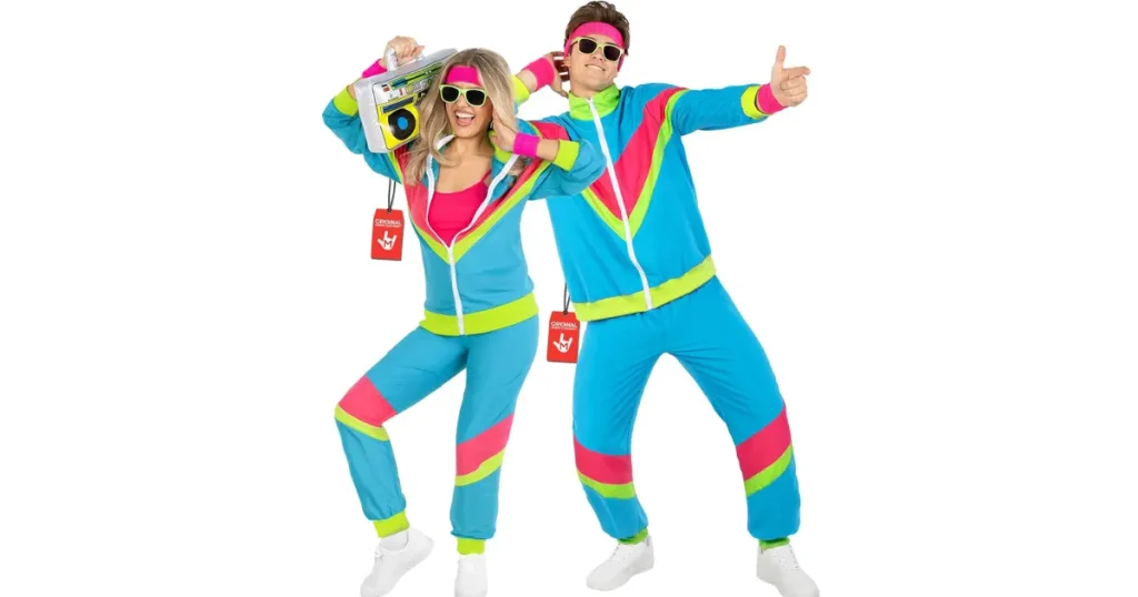 Best Bright 1980s Neon Fitness Star