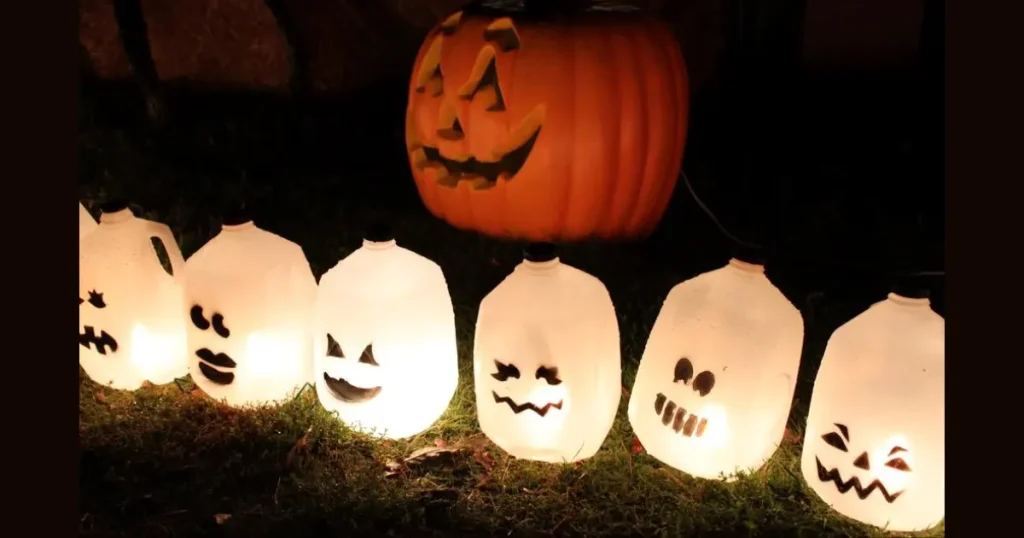 Top Glowing Milk Jug Ghost Lanterns