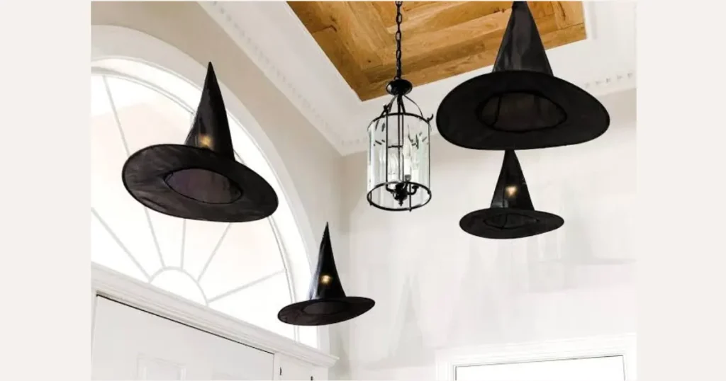 Chic Floating Witch Hat Ceiling Luminaries