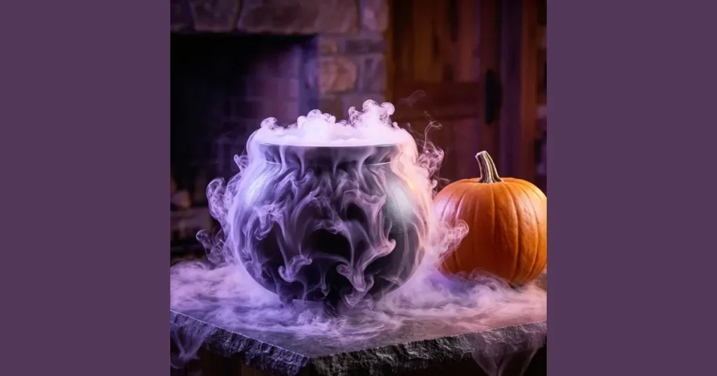 Chic Foggy Cauldron Party Punch Station