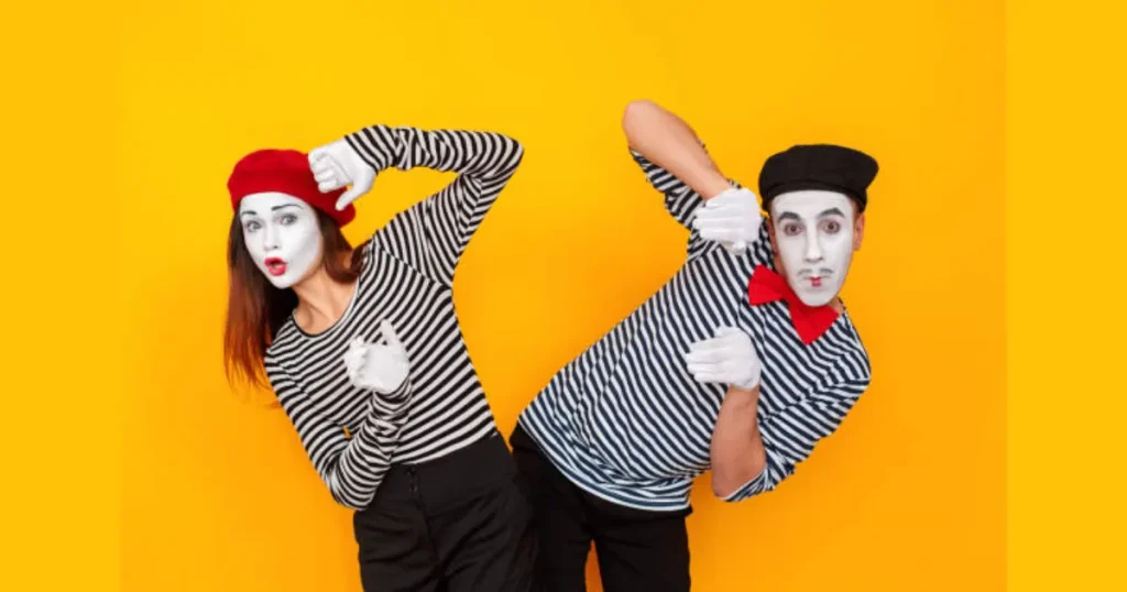 Classic French Mime Comedy Pair