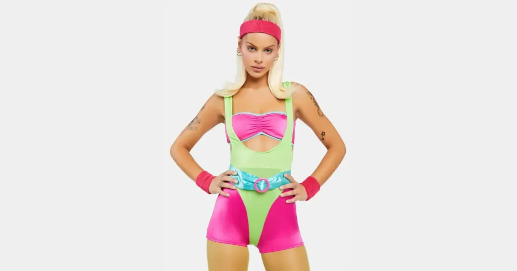 Bold 1980s Neon Aerobics Buddies